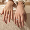 Wholesale Mobius Ring Couple's Ring Simple Moissanite Ring for Men and Women Valentine's Day Gift