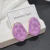 Wholesale Water Droplets Stud Earrings For Women In 304 Stainless Steel Featuring Waterproof Non Tarnish Water Plating With Golden Plated Finish