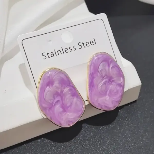 Wholesale Water Droplets Stud Earrings For Women In 304 Stainless Steel Featuring Waterproof Non Tarnish Water Plating With Golden Plated Finish