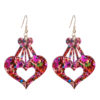 Wholesale  Love Series Earrings Sweet Romantic Colorful Shiny Love Creative Earrings Valentine's Day Gift