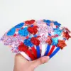 Wholesale Sequin Heart-Shaped Headband Plastic Star Headband Independence Day Party Women's Simple Four Seasons Universal