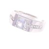 oly-ec0c73efc9a86b66697a1375983f71c3 Wholesale supply of couples ring imitation moissanite ring open wedding ring gold-plated ring women's ring wholesale men's and women's rings