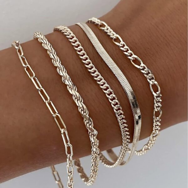 Wholesale suit Jewelry Personalized Bracelet Alloy Combination Bracelet Six-piece Set
