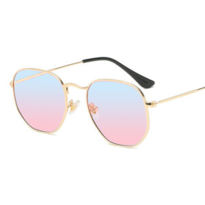 Gold Frame Blue Powder Gradient C14