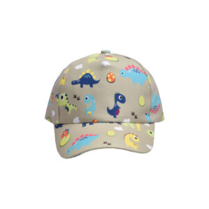 Animal World 2-children's peaked cap / (Free size-Velcro adjustment)(52-54cm)