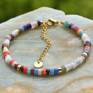 colored semi-precious stones