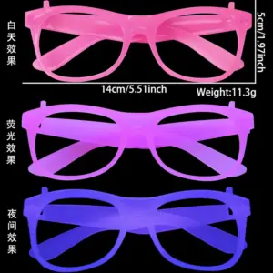 rose red box / Glow-in-the-Dark Glasses Frame
