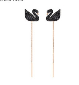 Black swan ear wire