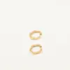 Wholesale 304 Stainless Steel Flower PVD Coated 18K Real Gold Plated 18K Gold Cute Sweet Pastoral Earrings