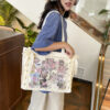 Wholesale Pain Bag Large Capacity Tote Bag Women's Japanese Ribbon Pain jk Sweet Girl Secondary Transparent Large Food Volume Millet