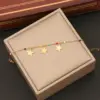 Wholesale PVD Coated 18K Gold Real Gold Plated Star Heart Shape Butterfly Stainless Steel Artistic Commute Waterproof Non Tarnish 304 Stainless Steel Bracelets