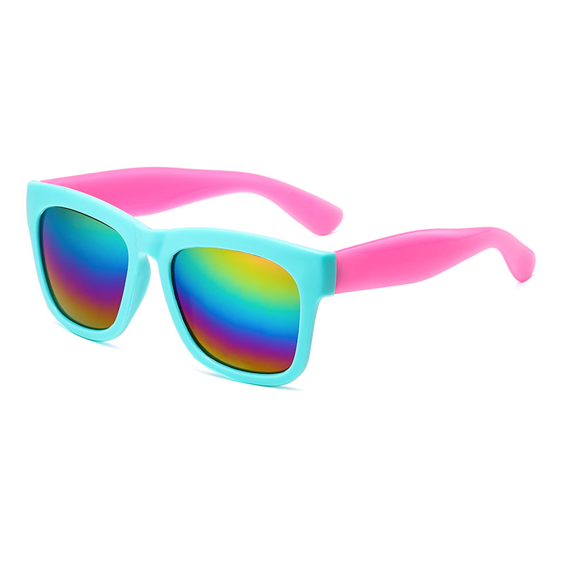 Wholesale Fda Registration Exports to the United States Kidsren's Sunglasses Dazzling Film Sun Protection Fashionable Men's and Women's Glasses Primar