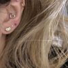 oly-ed34ebd0f6e7ef9116c752d08bd3545e Wholesale earrings niche design girls trend ins Valentine's Day to send girlfriends solid fat love earrings