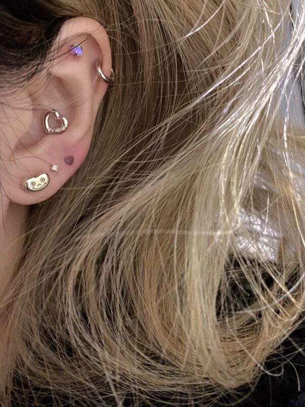 oly-ed34ebd0f6e7ef9116c752d08bd3545e Wholesale earrings niche design girls trend ins Valentine's Day to send girlfriends solid fat love earrings