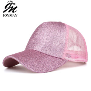 Wholesale Spring and summer new multi-color bright pink ponytail baseball cap ponytail net cap B723
