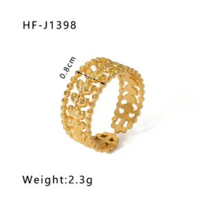 HF-J1398-Gold / Adjustable Opening