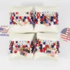 oly-ed50cf663b33f41e9a3e58a473dff0b1 Wholesale American Flag Independence Day Bracelet Red White Blue Beaded Bracelet Holiday Party Jewelry For Men And Women