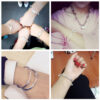 oly-ed6d9dbfd41ab3c73d5c002a20e75124 Wholesale Korean version of silver simple fashion Bell bracelet men's and women's smooth bracelet popular versatile push-pull bracelet accessories