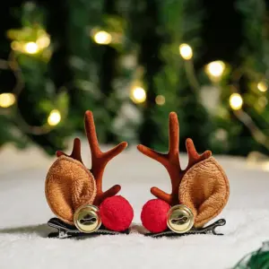1 Pair of Brown Antler Bells