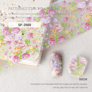 Palace rosa multiflora transfer paper (SP-2669)