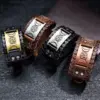 oly-eda735d8a6fbd8b704549319690ec7de Wholesale Totem Genuine Leather Top Layer Cowhide Bracelet Nordic Viking Ring Odin Symbol Handmade Leather Bracelet Unisex Travel