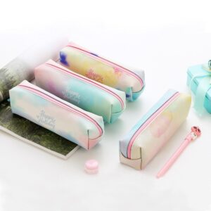 Wholesale 0826 factory direct Japanese and Korean cartoon unicorn magic color large capacity pencil case stationery storage bag