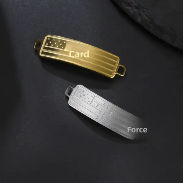 Wholesale American Flag Pendant In Electroplated Titanium Steel With Steel Color Finish, DIY Jewelry Accessory