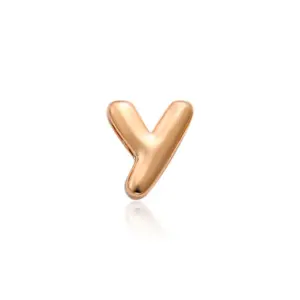 Rose Gold Letter Y