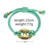 Wholesale Handmade Animal Bracelets For Unisex Featuring Copper Material With 18K Real Gold Electroplated Plating On Cord String Chain