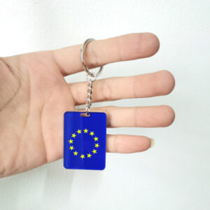 Eu flag keychain