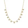 Wholesale PVD Coated Real Gold Plated Geometric Stainless Steel Fashion Waterproof Non Tarnish 304 Stainless Steel Necklace