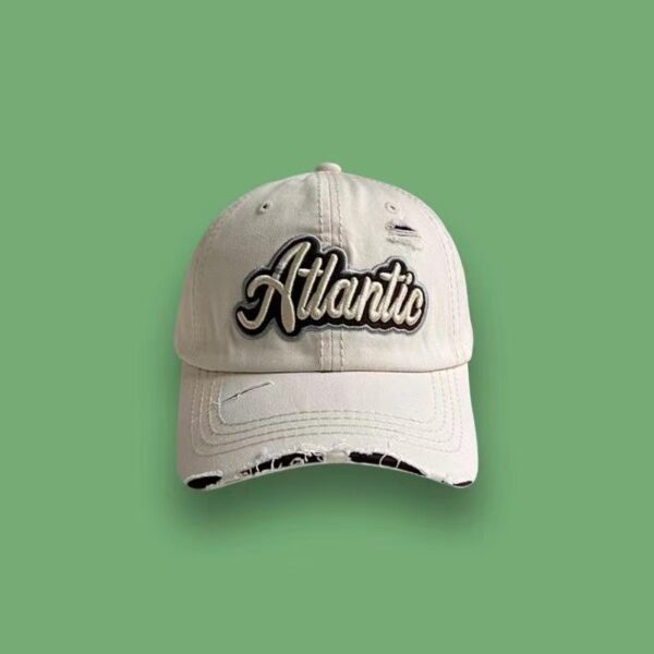 oly-ee64007fe867868ea3c5f36ee3ef8c49 Wholesale ig Washed Denim Rick Baseball Cap Women's Summer All-match Street Letter Embroidered Cap Men's Trendy