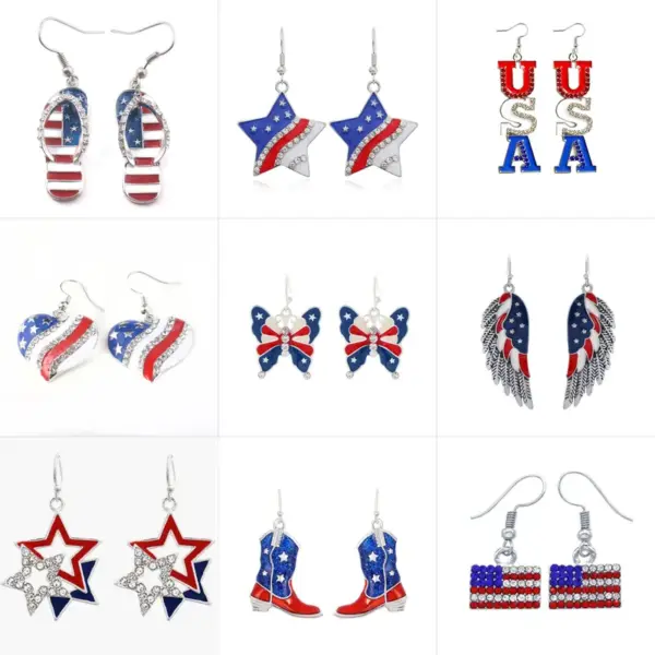 oly-ee8ab7656c2b275090de746791e8e2d2 Wholesale Classic Style Heart Shape Butterfly Zinc Alloy Drop Earrings For Women's Holiday Daily