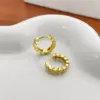 Wholesale 1 Pair Modern Style Classic Style Pentagram Star Plating Inlay Copper Zircon K Gold Plated Rose Gold Plated White Gold Plated Earrings