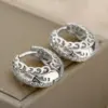 Wholesale Geometric Inlay Earrings For Women In Copper With KC Golden Plated Water Plating And Zircon Inlay