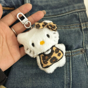 White leopard print kt [one door buckle style]