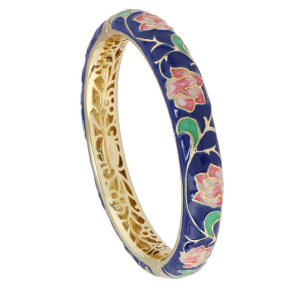 oly-eefef27613a154aae7a8149372f07046 Wholesale Beijing Traditional Copper Cloisonne Bracelet Style Retro Palace Hollow Enamel Bracelet High-end Accessories for Women