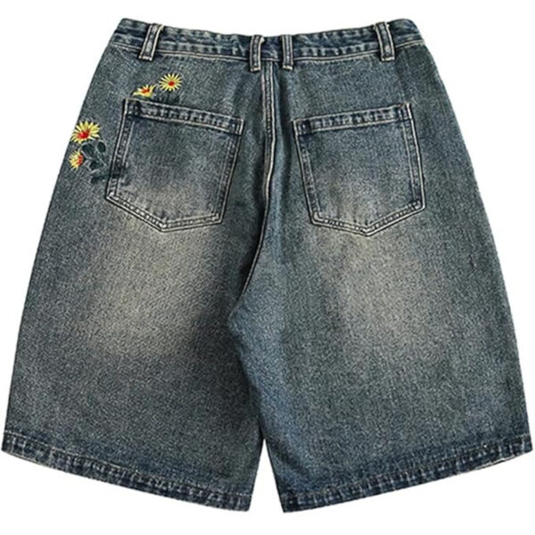 Wholesale High Waist Denim Shorts Loose Shorts Jeans Casual Street Women's Denim Wide Leg Shorts Women