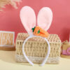 oly-ef06cb379fd8db4cf648f7e8bcf77d72 Wholesale creative cute rabbit ear hairband wholesale net red atmosphere photo headband Easter party performance hair accessories