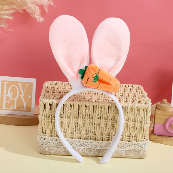 oly-ef06cb379fd8db4cf648f7e8bcf77d72 Wholesale creative cute rabbit ear hairband wholesale net red atmosphere photo headband Easter party performance hair accessories