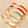 oly-ef0d12119bc15d91dcd27dae2ff7ea5c Wholesale Stainless steel electroplated gold non-fading jewelry epoxy titanium steel bracelet