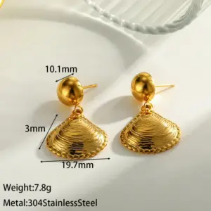 Shell Ear Studs
