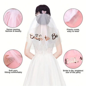 Short hot veil / One size fits all