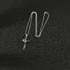 Wholesale Cross Pendant Men's Necklace Men's Fashion Brand All-match Chain Accessories Men's Fashion Sweat Pendant Titanium Steel Chain