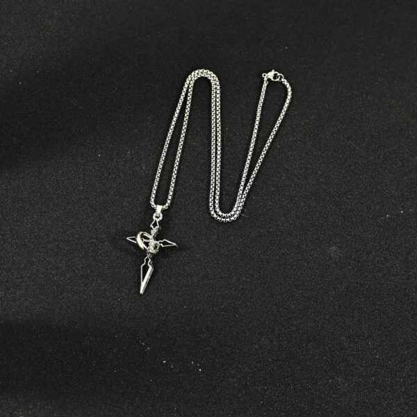 Wholesale Cross Pendant Men's Necklace Men's Fashion Brand All-match Chain Accessories Men's Fashion Sweat Pendant Titanium Steel Chain