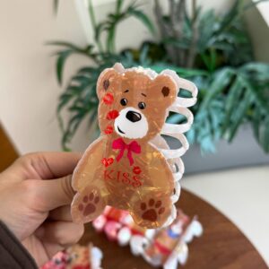 brown-bow kiss bear