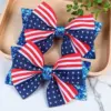 oly-efa9fd9118c8be9d9cfc6ac19d0d534a Wholesale Flagpole Bow Hair Clip Star Decoration Duckbill Clip Independence Day Hairpin Denim