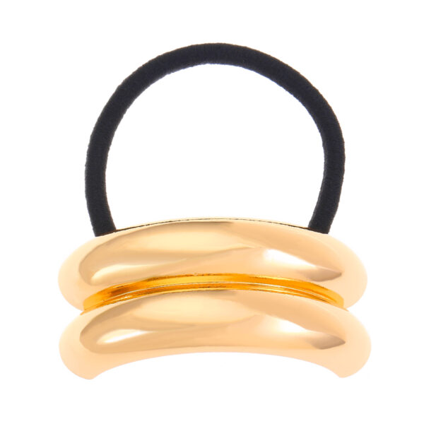 Wholesale Retro Alloy Geometric Concave and Convex Elastic Hair Tie Elegant Hairpin Versatile Hair Rope Retro Headband