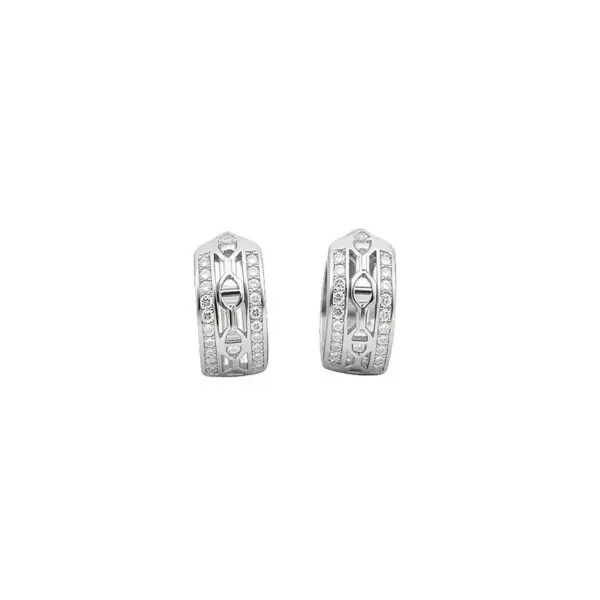 Wholesale Snake Pattern Jewelry Set For Women In Silver Copper With Zircon Inlay, 1 Set