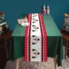 oly-effd3549aa8f66a1589e7db9afc8869b Wholesale Christmas Table Flag Decoration Snowflake Plaid Snowman Pattern Christmas Print Tablecloth Dining Table Mat American Style